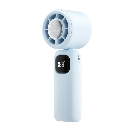 MAGIC JOHN 3 in 1 Mini Handheld Cooling Fan, 100 Speed Wind Power & Ice Cooling Function, Small Foldable 3-IN-1 Neck/Desk/Hand Fan, Pocket Design for Travel/Summer/Concerts/Lash, Gifts for Girls
